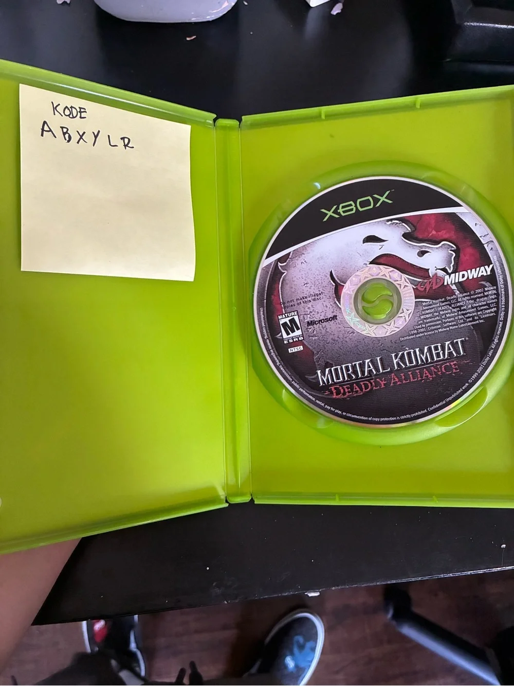 Mortal kombat Deadly alliance greatest hits - original Xbox 2002 tested & works